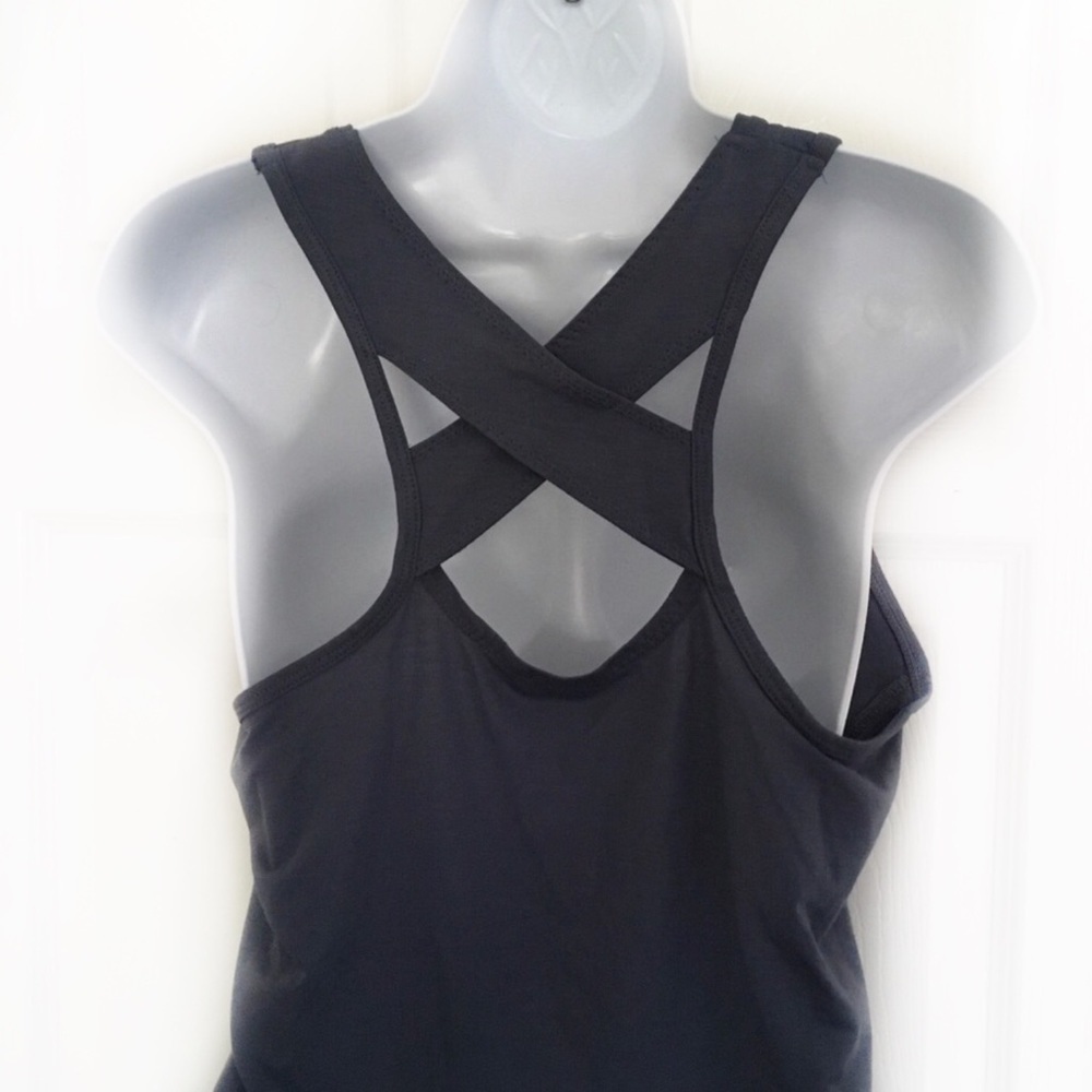 Danskin Now Tank Racerback Top Women's Black Small